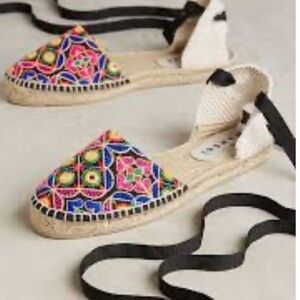 Manebi Anthropology 39 Multicolor Espadrille Flats